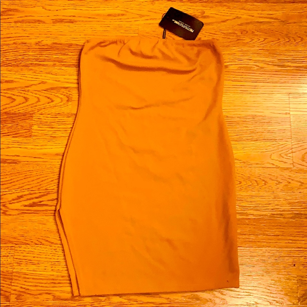 Strapless Dress 💛🧡